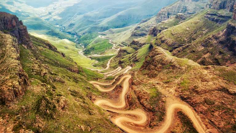 Sani pass Drakensberg