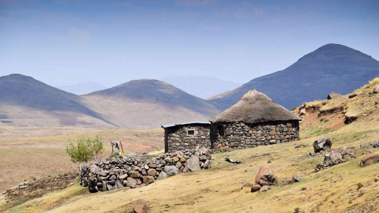 Basotho hut in Lesotho